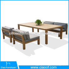 Outdoor Teak Wood Coffee Table And Chairs Set